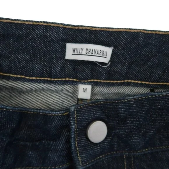 WILLY CHAVARRIA Baggy jeans sz M Snap hem